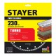 STAYER Ø 230Х22.2 мм, алмазный, сегментный, диск отрезной PROGRESSIVE 3662-230_z02 Professional