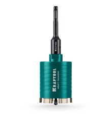 KRAFTOOL DIAMOND d 82 мм (М16, рабочая глубина 75 мм, лазерная сварка), Алмазная Коронка для подрозетников (29820-82) KRAFTOOL DIAMOND d 82 мм (М16, рабочая глубина 75 мм, лазерная сварка), Алмазная Коронка для подрозетников (29820-82)