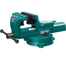 KRAFTOOL FORGE--130/150, с регулировкой компенсации люфта, кованые стальные тиски (32700-150)