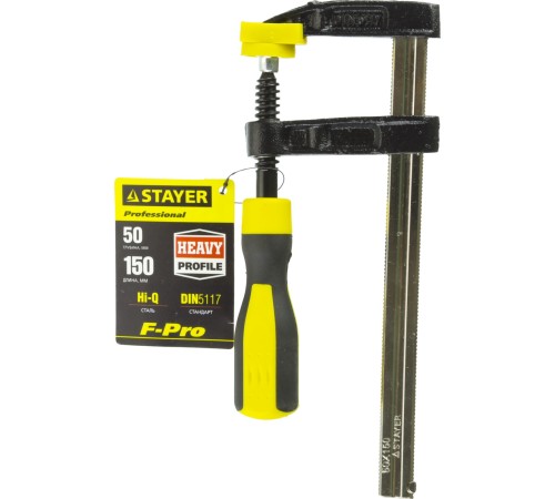 STAYER F 150х50 мм, струбцина 32095-050-150 STAYER F 150х50 мм, струбцина 32095-050-150