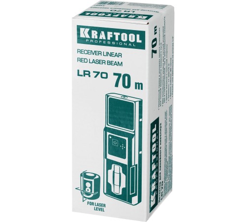 KRAFTOOL детектор для линейного нивелира LR 70 34607 KRAFTOOL детектор для линейного нивелира LR 70 34607