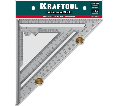KRAFTOOL 250 мм, 5-в-1, Высокоточный кровельный угольник (3441-25) KRAFTOOL 250 мм, 5-в-1, Высокоточный кровельный угольник (3441-25)