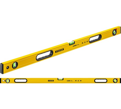 STAYER LEADER, 1200 мм, усиленный профиль, уровень с поворотным глазком (3466-120) STAYER LEADER, 1200 мм, усиленный профиль, уровень с поворотным глазком (3466-120)
