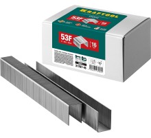 KRAFTOOL тип 20GA (53F/D/056) 16 мм, 5000 шт, скобы для степлера (31787-16) KRAFTOOL тип 20GA (53F/D/056) 16 мм, 5000 шт, скобы для степлера (31787-16)