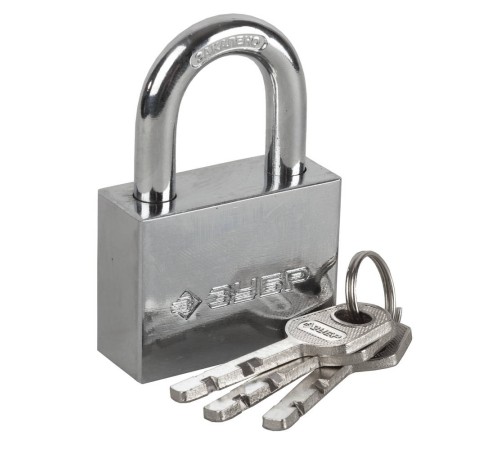 ЗУБР 60х40х20 мм, закаленная дужка, стальной корпус, замок навесной 3710-60_z01