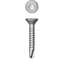 KRAFTOOL DS-C, 25 х 4.2 мм, А2, сверло, потайная головка, ТХ20, 400 шт, саморез нержавеющий (300932-42-025)