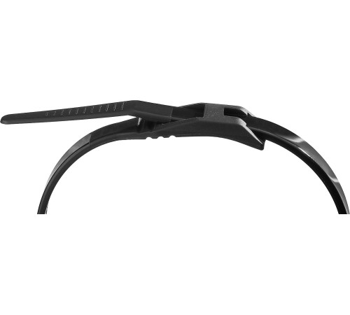 ЗУБР 370х4.6, 25 шт., хомуты нейлоновые черные, с плоским замком КОБРА 30935-46-370 Профессионал