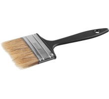 СИБИН 75 мм, 3″, светлая смешанная щетина, пластиковая ручка, все виды ЛКМ, плоская кисть (01008-075)