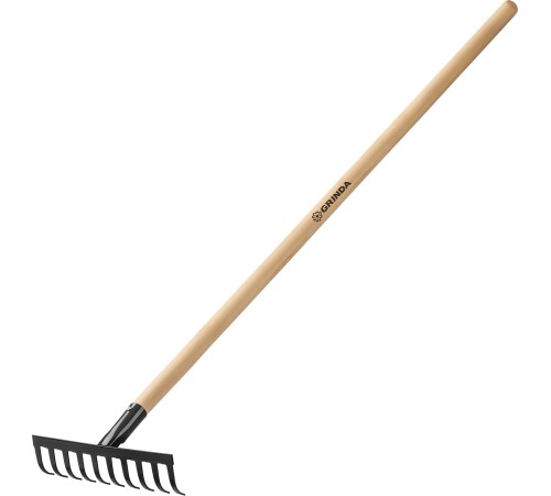 GRINDA 445x95x1300 мм, 10 зубцов, грабли прямые садовые 39583-10