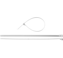 ЗУБР КСР-Б1, 7.5 x 300 мм, нейлон РА66, 100 шт, белые, кабельные стяжки разъемные, Профессионал (309240-75-300)