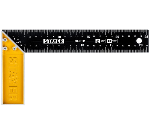 STAYER 250 мм, столярный угольник (3430-25) STAYER 250 мм, столярный угольник (3430-25)