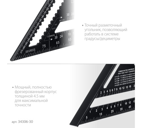 STAYER 305 мм, 5-в-1, универсальный кровельный угольник, Professional (34306-30) STAYER 305 мм, 5-в-1, универсальный кровельный угольник, Professional (34306-30)