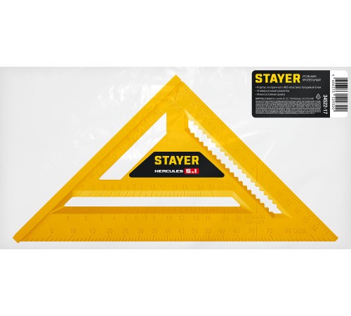 STAYER 170 мм, 5-в-1, универсальный кровельный пластиковый угольник (34522-17) STAYER 170 мм, 5-в-1, универсальный кровельный пластиковый угольник (34522-17)