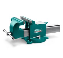 KRAFTOOL STEEL, 300 мм, стальные слесарные тиски (32701-300)
