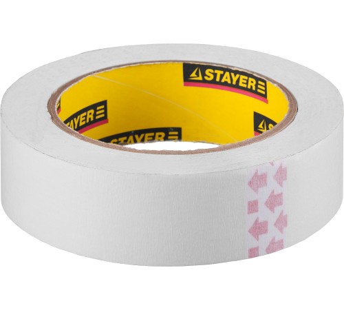 STAYER 25 мм, 40 м, до +80° С, лента малярная 1211-25 STAYER 25 мм, 40 м, до +80° С, лента малярная 1211-25