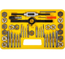 STAYER MaXCut, 40 предметов, инструментальная сталь, набор метчиков и плашек (2805-H40)