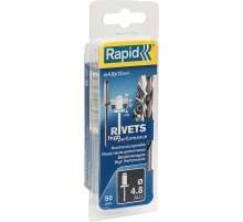 RAPID 4.8 х 12 мм, 50 шт, алюминиевая заклепка (5000388) RAPID 4.8 х 12 мм, 50 шт, алюминиевая заклепка (5000388)