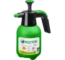 РОСТОК РП-1, 1 л, ручной, колба из полиэтилена, помповый опрыскиватель (425071)