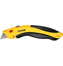 STAYER Hercules-A24, универсальный металлический нож с трапециевидным лезвием, Professional (0947) STAYER Hercules-A24, универсальный металлический нож с трапециевидным лезвием, Professional (0947)