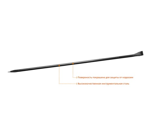 STAYER 1500 мм, сечение 22 мм, шестигранный, лом монтажный 21625-150 Professional STAYER 1500 мм, сечение 22 мм, шестигранный, лом монтажный 21625-150 Professional