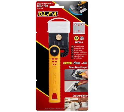 OLFA Hobby Craft Models, для реза кожи, нож-скребок (OL-BTC-1/DX)