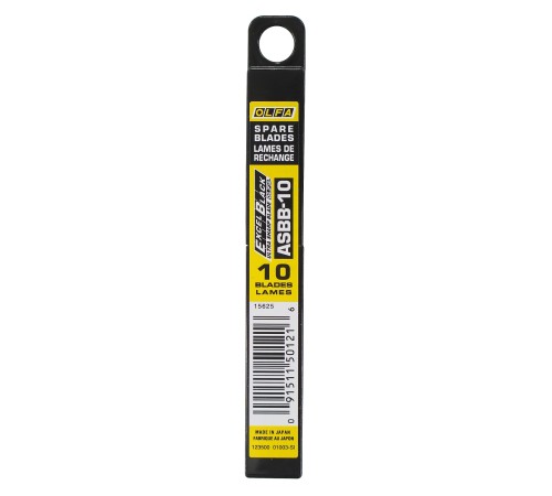 OLFA EXCEL BLACK, 9 мм, 10 шт, в боксе, сегментированные лезвия (OL-ASBB-10) OLFA EXCEL BLACK, 9 мм, 10 шт, в боксе, сегментированные лезвия (OL-ASBB-10)