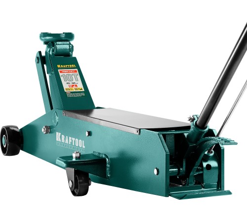 KRAFTOOL 10т, 160-560 мм, домкрат подкатной гидравлический, удлиненный High-Lift 43455-10 KRAFTOOL 10т, 160-560 мм, домкрат подкатной гидравлический, удлиненный High-Lift 43455-10