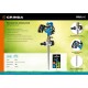 GRINDA 490 м², металлический, на пике, с адаптером, импульсный распылитель RI-2 429311 PROLine