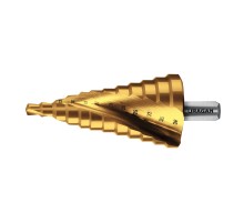 URAGAN 6-38мм, 12 ступеней, винтовая спираль, сверло ступенчатое (29658-6-38-12)