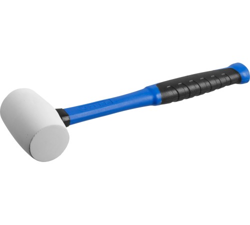 ЗУБР 230 г, киянка резиновая белая с фиберглассовой ручкой 20531-230_z02 Профессионал