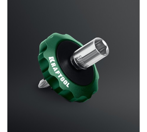 KRAFTOOL SPACE Ratchet суперкомпактная реверсивная трещотка для бит и головок (25890) KRAFTOOL SPACE Ratchet суперкомпактная реверсивная трещотка для бит и головок (25890)