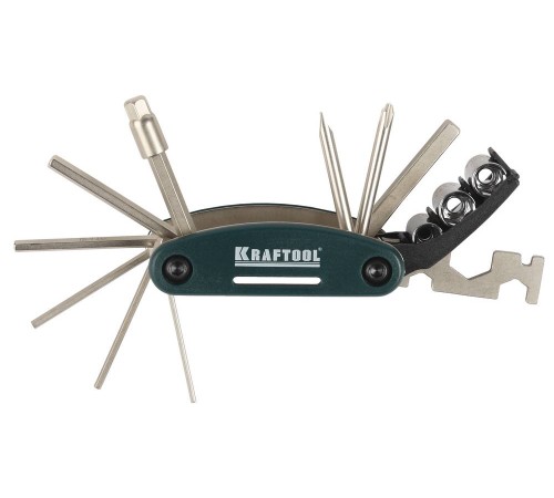 KRAFTOOL 16-в-1, набор для обслуживания велосипеда 26182-H16 EXPERT KRAFTOOL 16-в-1, набор для обслуживания велосипеда 26182-H16 EXPERT
