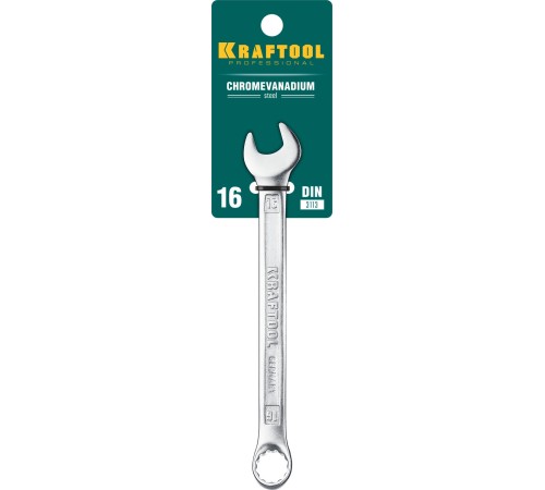 KRAFTOOL 16 мм, комбинированный гаечный ключ 27079-16_z01 KRAFTOOL 16 мм, комбинированный гаечный ключ 27079-16_z01