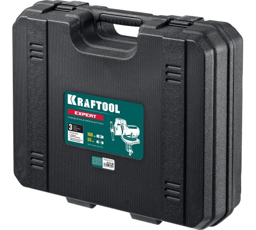 KRAFTOOL EXPERT 100 мм, в кейсе, универсальные мобильные тиски (32710-100) KRAFTOOL EXPERT 100 мм, в кейсе, универсальные мобильные тиски (32710-100)