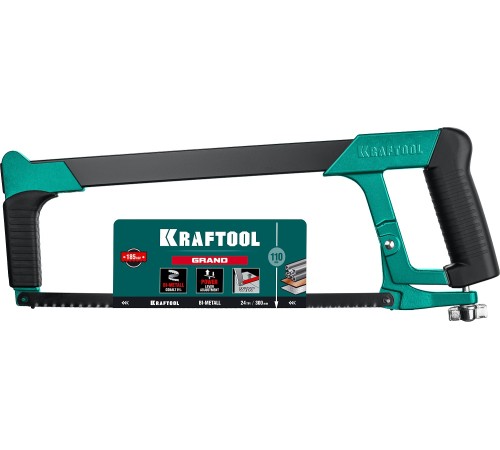 KRAFTOOL 300 мм, 185 кгс, ножовка по металлу Grand 15801_z02