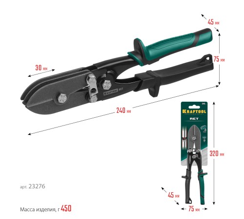 KRAFTOOL клещи для гофрирования RET 23276 KRAFTOOL клещи для гофрирования RET 23276
