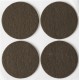 STAYER 4 шт., 50 мм, фетровые, накладки самоклеящиеся на мебельные ножки 40910-50