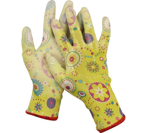 GRINDA L, 13 класс, прозрачное PU покрытие, перчатки садовые 11290-L GRINDA L, 13 класс, прозрачное PU покрытие, перчатки садовые 11290-L
