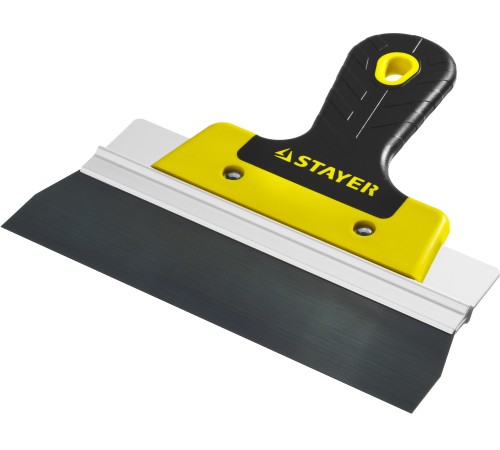 STAYER фасадный, 200 мм, анодированный, двухкомпонентная рукоятка, шпатель фасадный 10045-20