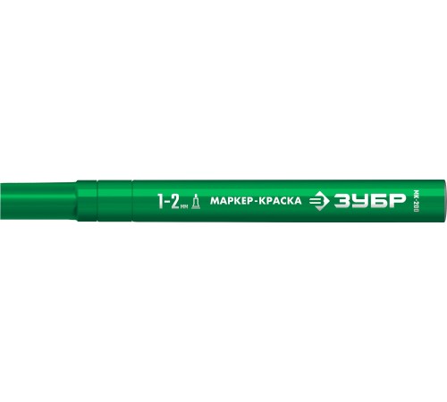 ЗУБР МК-200 1 мм, круглый, зеленый, Маркер-краска, ПРОФЕССИОНАЛ (06326-4) ЗУБР МК-200 1 мм, круглый, зеленый, Маркер-краска, ПРОФЕССИОНАЛ (06326-4)