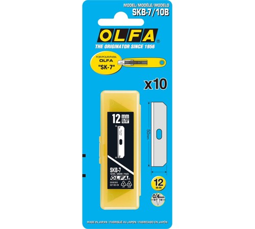 OLFA 12.5 мм, лезвие для ножа OL-SKB-7/10B OLFA 12.5 мм, лезвие для ножа OL-SKB-7/10B