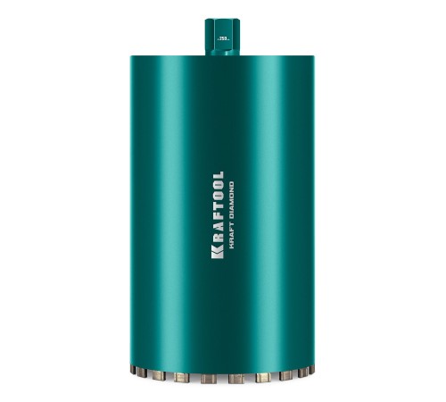 KRAFTOOL DIAMOND 250 мм (450 мм, 1 1/4″, лазерная сварка сегментов), Алмазная Коронка по железобетону (29825-250)