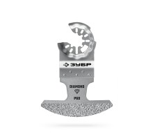 ЗУБР DIAMOND 70x1.6 мм полотно с алмазным зерном Р60: керамика, мрамор, стекло, кирпич (15585-70-1.6)