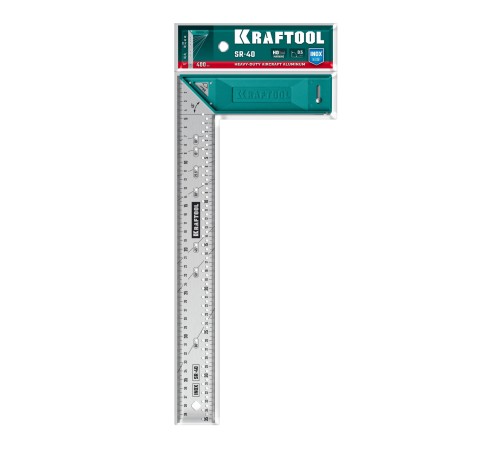 KRAFTOOL SR-40, 400 мм, высокоточный разметочный столярный угольник (3449-40) KRAFTOOL SR-40, 400 мм, высокоточный разметочный столярный угольник (3449-40)