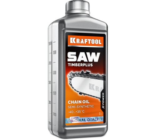 KRAFTOOL TimberPlus, 1 л, цепное полусинтетическое масло для бензо и электропил (41521-1) KRAFTOOL TimberPlus, 1 л, цепное полусинтетическое масло для бензо и электропил (41521-1)