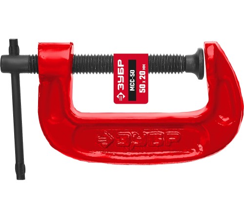 ЗУБР МСС-50, 50 мм, чугунная струбцина (32244-050)