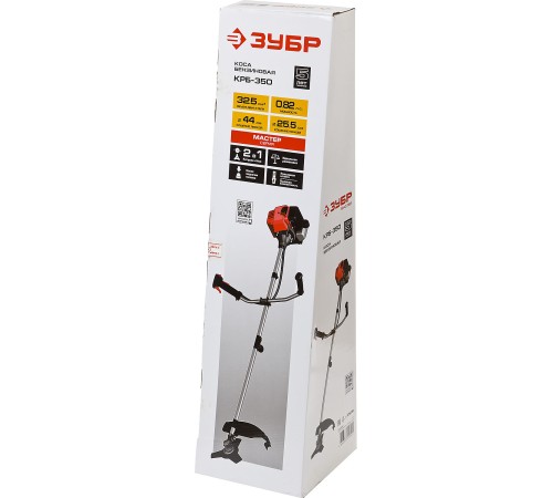 ЗУБР 0.8 кВт, бензиновый триммер (КРБ-350)