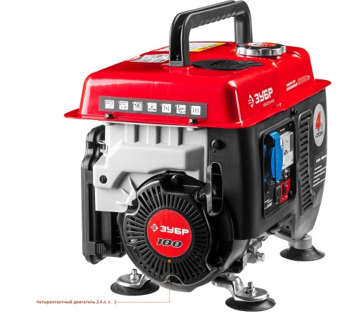 Бензиновый генератор, 800 Вт, ЗУБР