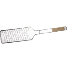GRINDA Barbecue, 620 х 120 мм, для рыбы, нержавеющая сталь, одинарная решетка-гриль (424731)