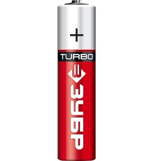 ЗУБР TURBO, ААА х 4, 1.5 В, алкалиновая батарейка (59211-4C)
